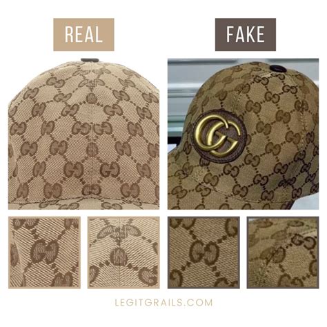 gucci hat real vs fake